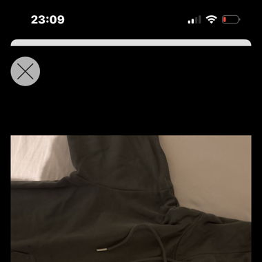 Kapuzenpulli grün S