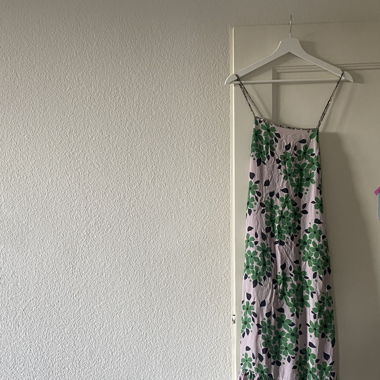 Flowy silk dress