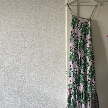 Flowy silk dress