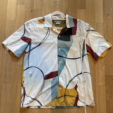 Camicia Zara Astratta a maniche corte