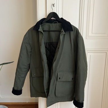 Veste kaki doublure noire