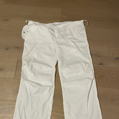 Parachute Pants Baggy weiss