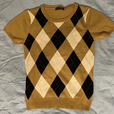 Argyle sweater