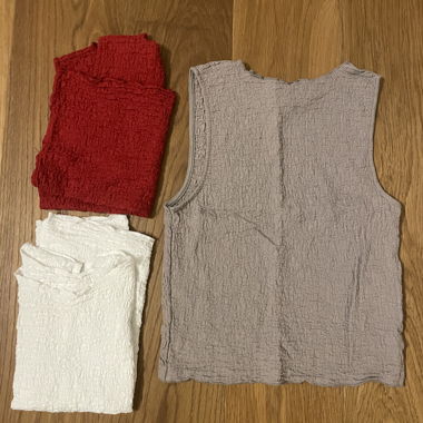 3x Oberteil, neu