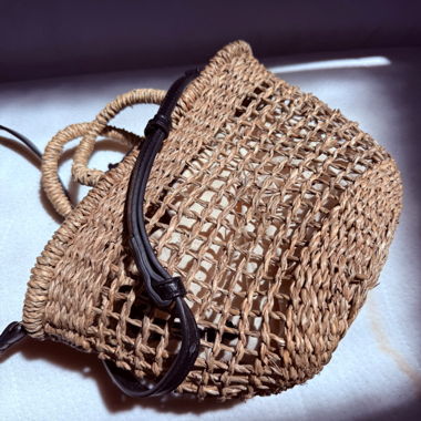 Geflochtener Korb-Rucksack