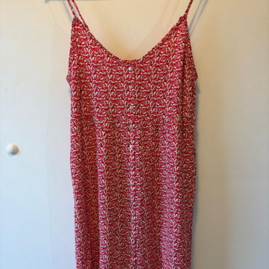 Red Floral Dress