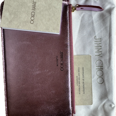 Borsa clutch in pelle Jimmy Choo