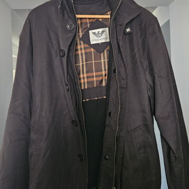 Giorgio Armani Black Coat XL