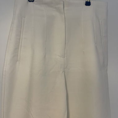 Pantalon en tissu blanc
