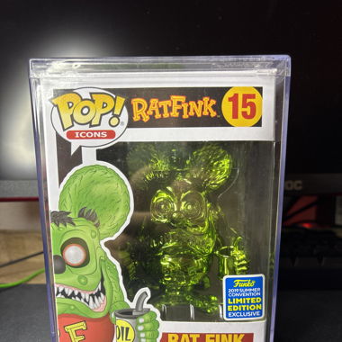 Funko Pop SDCC 2019 RatFink Green Chrome 