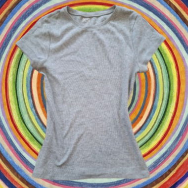 Grau T-Shirt XS