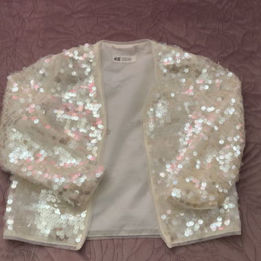 H&M Pailletten-Cardigan