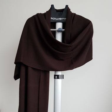 Kashmir/Seide Pashmina 45 x 180 Braun