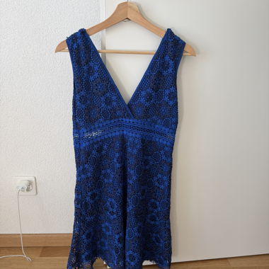 Robe bleue Sandro