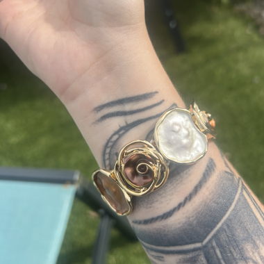 Gold Mabel-Opal Look Bracelet – Vintage