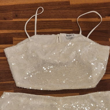 Ensemble sequin blanc Primark x Rita Ora