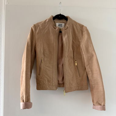 Beige/Apricot Suede Jacket