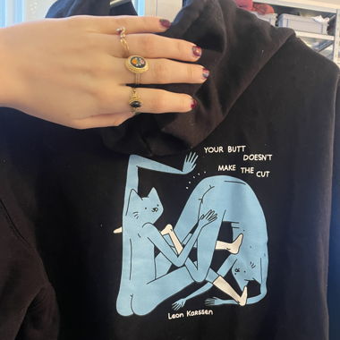 Leon Karssen Black hoodie 