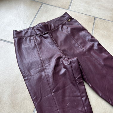 Legging bordeaux effetto pelle LASCANA - 36/38
