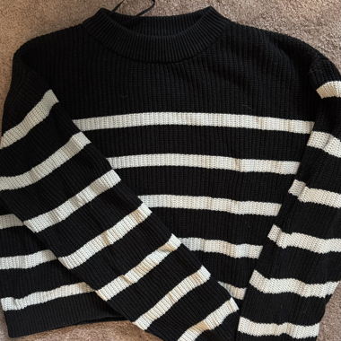 Maglione a righe