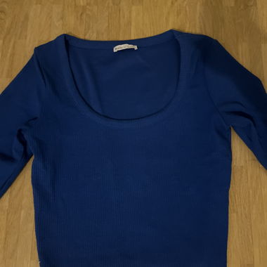 crop top bleu , taille S