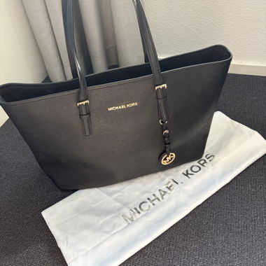 MICHAEL KORS black tote bag