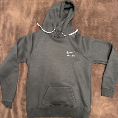 Sweat à capuche Nike Air gris foncé