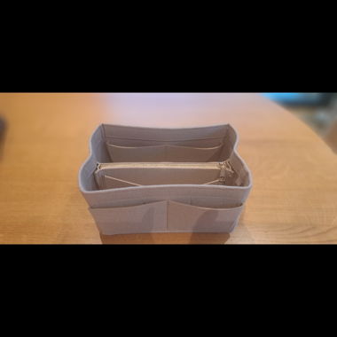 Organizzatore per borsa beige