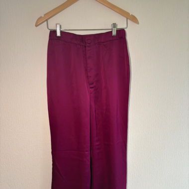 Pantalon fluide style satin 