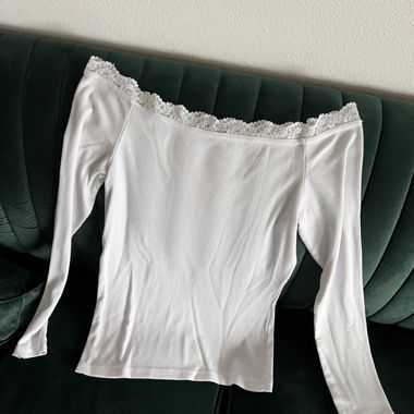 Langarm Top schulterfrei