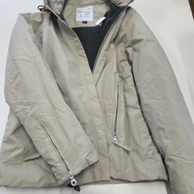 Murphy&Nye beige hooded jacket size M