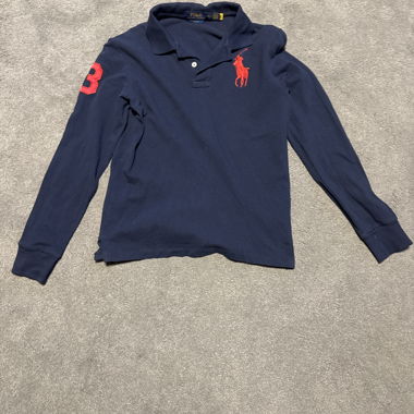 Blue Polo Long-Sleeve Shirt by Polo Ralph Lauren