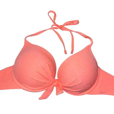 Haut de bikini corail