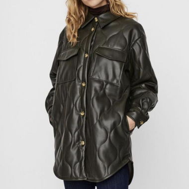 Jacket faux leather
