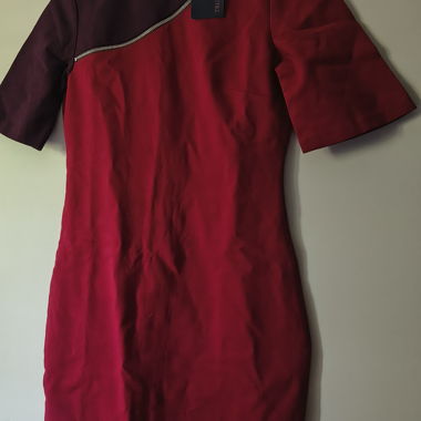 Robe rouge bordeaux Trussardi