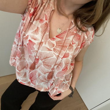 Summer orange top