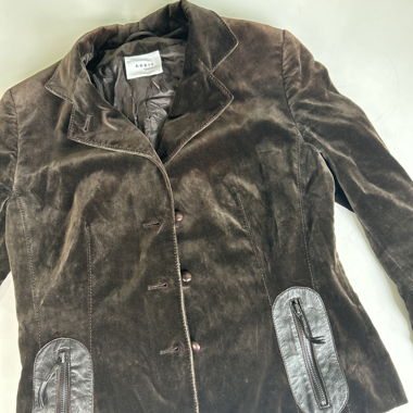 Giacca in velluto marrone