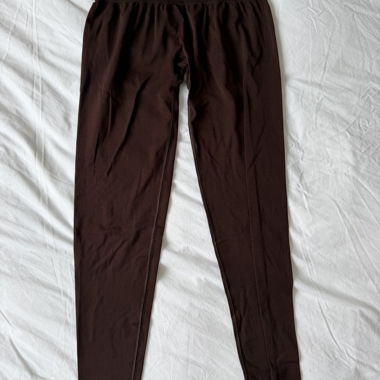 Leggings sportivi marroni