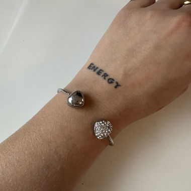 Bracciale rigido argento