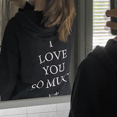 Black hoodie