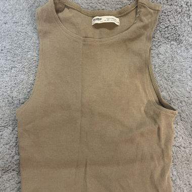 Beige Tank Top