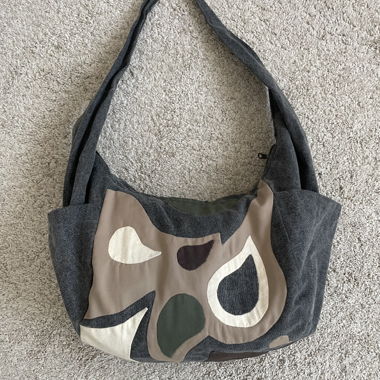 Borsa in jeans spaziosa