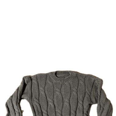 Grauer Pullover