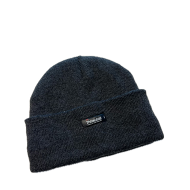 Grey acrylic beanie