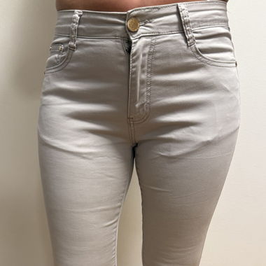 Pantalon Max & Liu taille 40, gris/beige