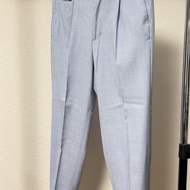 Pantaloni da completo azzurro chiaro