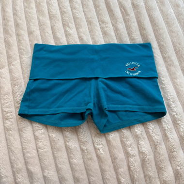 Y2K Hollister California Blue Yoga Shorts