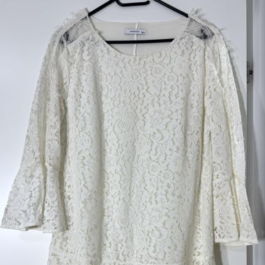 beige ecru kleid reserved neu 42 XL