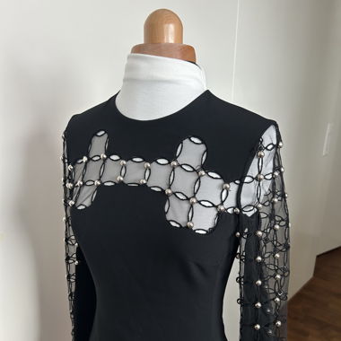 David Koma Kleid schwarz Designer Mini