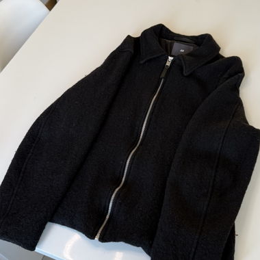 Harrington-Jacke – schwarz – Größe M
